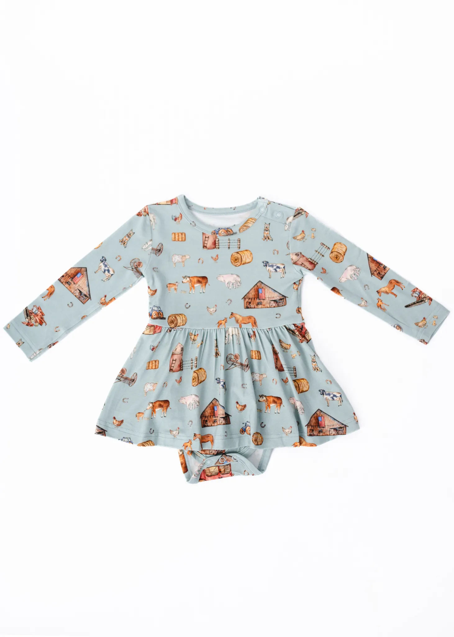 The Farm Long Sleeve Baby Dress