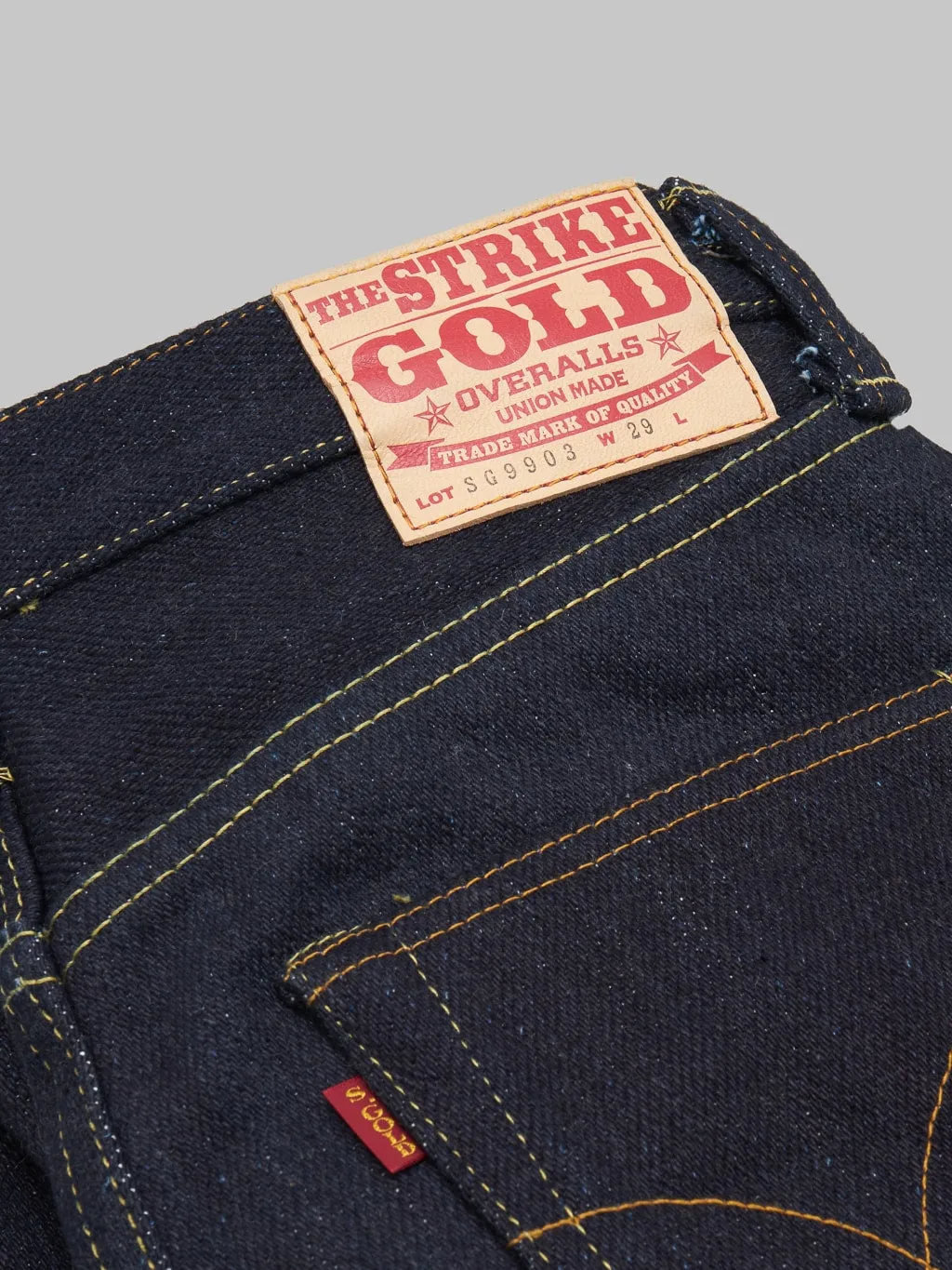 The Strike Gold 9903 24.8oz Extra Hard Regular Straight Jeans