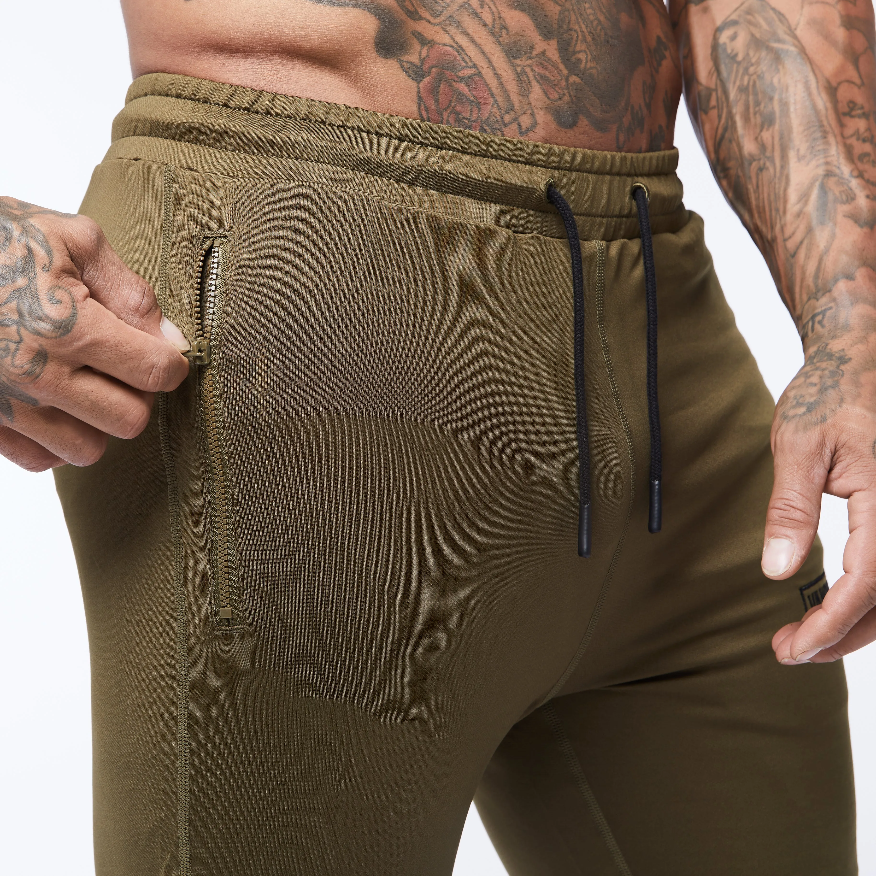 Vanquish Agility Tricot Olive Tapered Track Pants