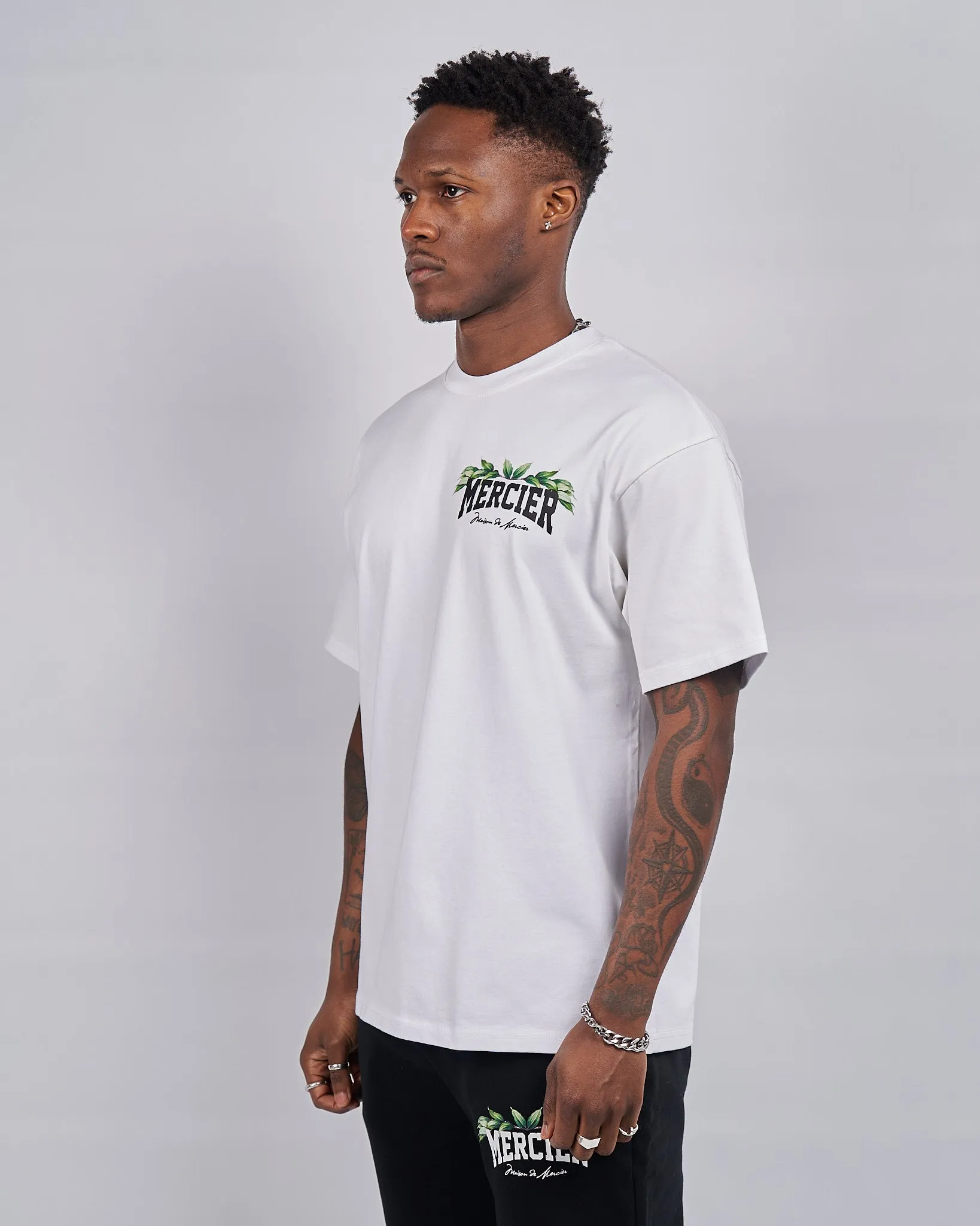 White Botanic Court TShirt