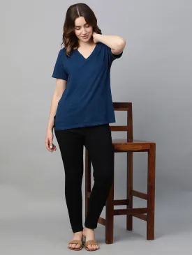 Women's Royal Cotton Regular Fit Tshirt